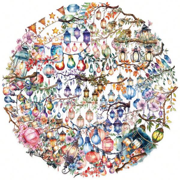 50 pezzi di adesivi estetici in vinile con luci soffuse per scrapbooking, diario, computer portatile, paraurti, skateboard, borraccia, computer, telefono, cartoni animati, elmetto e adesivi e decalcomanie per auto