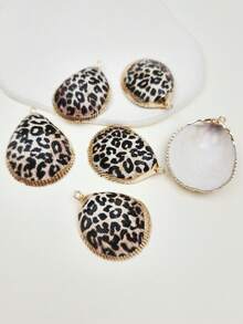 3pcs Beach Vacation Natural Seashell, Conch, Clam Pendant, Bohemian Style Natural Shell Pendant, DIY Jewelry Making And Decorative Hanging Accessory, Suitable For Necklace, Earring, Bracelet, Anklet, Bag Charm, Key Chain - Random Mix - View 19