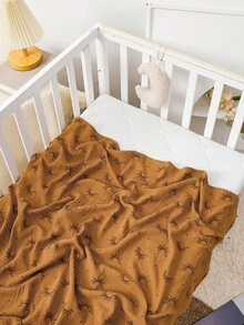 1PC Cute Breathable Soft Receiving Blanket, Muslin Swaddle Blankets For Newborn, Swaddle Wrap Burping Clothes, Essentials Infant Shower Items, Toddler Gift - Multicolor - View 15