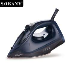 SOKANY SOKANY 11041 Household Multifunctional Electric Iron, Steam Iron, Clothing Wrinkle Remover, 1600w High Power, Fast Heating, 210ML Large Capacity, Multi-Speed Temperature Control, Free Switching.Set The LED Display Light.Ceramic Soleplate, Easy To Iron Small Places Such As Collars And Buttons.Suitable For Families, A Home Helper Designed For Business People