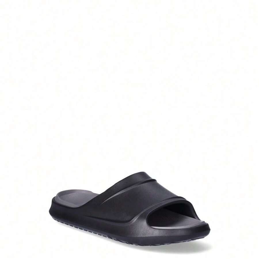 Avia Men's Cushion Comfort Slide Sandals - Black - View 1