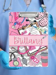 1 chiếc kẹp tài liệu y tá cá nhân hóa theo yêu cầu với thiết kế chủ đề y tế dễ thương, tên và họa tiết tùy chỉnh, thích hợp làm quà tặng Ngày Y tá, quà sinh nhật, quà tốt nghiệp ngành điều dưỡng, phù hợp cho y tá và nhân viên y tế, thích hợp cho nơi làm việc, bệnh viện, phòng khám, quà tặng cá nhân hóa, trang trí ngày lễ, có 6 màu để lựa chọn, trang trí văn phòng, tự làm. - Nhiều màu - Xem 13
