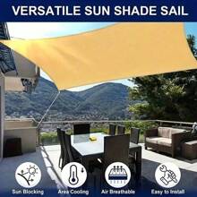 1 pieza Toldo de sombra para exteriores, Toldo de sol de 4 esquinas con protección UV, Lona impermeable para lluvia para exteriores, Refugio de lona impermeable para el sol para jardín, piscina, campamento