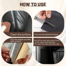 Car Seat/Sofa Leather Patch, Super Adhesive, Repairing Damages, Beautiful And Durable, Easy To Operate, 8 Colors To Choose From, Suitable For Furniture/Walls/Sofas/Tents/Car Seats/Leather Jackets/Furniture Renovation And Repair/Damage Repair