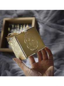 20个/5个/包 豪华金箔礼盒,派对回礼,婚礼装饰,带盖丝带纸方形礼盒,适用于婴儿派对、新娘派对、毕业典礼、单身派对,郁金香压花精致包装礼盒,高端婚礼仪式优雅礼盒,派对回礼盒 - 彩色 - 查看 11