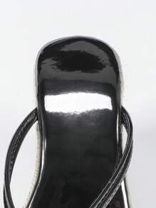 Women Fashion Sandals Minimalist Wedge Heel Summer Slippers