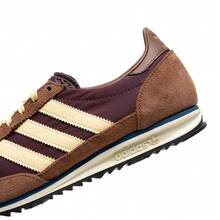 Adidas Originals 男女款低帮休闲运动鞋 SL 72 OG W，轻便日常旅行鞋，复古运动鞋 IE3425 - 棕/嫩黃 - 查看 7