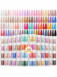 CHOSEOS 48-Color Professional Nail Art Powder Gift Box, Quick-Drying Acrylic Powder For 3D Nail Extensions, Great Mother's Day, Halloween, Valentine's Day, Thanksgiving Gifts For Moms, Girlfriends, Girls, And Lovers