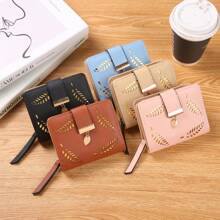Women's Long Leaf Hollow Out Wallet Large Capacity Coin Purse Multi-Functional Card Holder For Women Wallet Purse Wallet Long Wallet