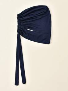 1pc Women Plain Color Earhole Hijab Cap, Lightweight Elastic Tied Headband Hijab Accessories, Hijab Cap, White Scarf, Head Scarf, Turban Scarf, Fashionable Minimalist Breathable Can Wear Headphones Small Cap Scarf For Women, Suitable For Daily Use Or As A Gift For Family And Friends - Multicolor - View 23