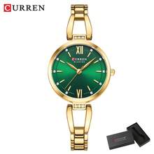 CURREN Women's Wrist Watch, Elegant Quartz Bracelet Watch, Stainless Steel Strap, Rhinestone Decorated Ladies Watch, Gift - Multicolor - View 15