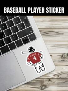 Baseball Name Decal | Personalized Custom Baseball Sticker | Team Baseball Decals Sticker With Name And Number | Baseball Gift-9pcs,For School Supplies,Back To School