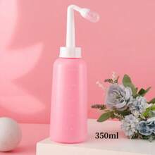 1 pièce Accessoire de toilette pour l'essuyage, brosse de bain à manche long pliable allongé, nécessaire de nettoyage portable avec bouteille de bidet et sac de transport. Soins personnels de salle de bain.