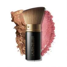 LAURA GELLER NEW YORK 可伸缩黑色歌舞伎刷，适用于液体、膏状和粉状面部彩妆，铝制手柄，旅行必备，情人节礼物，价格实惠，旅行化妆刷，送给女性的礼物，化妆师，专业全套化妆工具 - 03 全臉刷套裝 10 件組(節慶款) - 查看 1