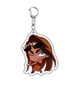 Anime Alien Stage Keychain Luka Ivan Till Mizi Hyuna Sua Key Chain Game Accessories Backpack Pendant Prop Jewelry Gift