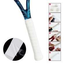 12pcs Tennis Racket Grips - Sweat-Absorbent & Anti-Slip, Durable PU Material - Size: 1200 X 25 X 0.6 Mm - Suitable For Tennis And Badminton Rackets