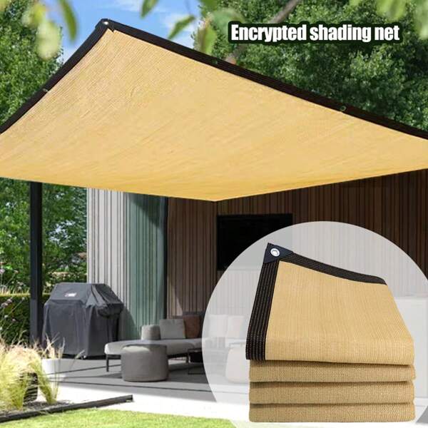 1pc Sunscreen Fabric 90% Sunshade Net, Suitable For Garden Terrace, Plant Greenhouse, Outdoor Gazebo, Lawn, Party Picnic, Pool, Dog House, Easy To Hang Sunshade Cover