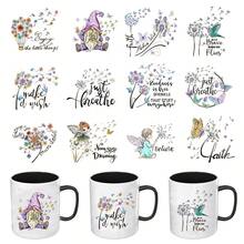 Set de 12 pegatinas de transferencia UV con tema de dientes de león, resistente al agua y a los arañazos, para frascos de vidrio de 16 onzas y proyectos DIY, con hermosos diseños de patrones inspiradores - Multicolor - Ver 1