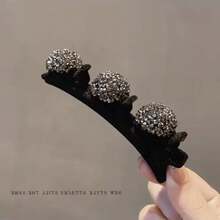 1 pieza Pinza para el cabello en forma de corazón delicada para mujer, accesorio de moda y elegante adecuado para peinar cabello grueso o fino, para uso diario