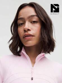 Lululemon Define Jacket Nulu Women's Lightweight, Full Zip Running Track Jacket-For Yoga Gym Running-Sweat-Wicking-Yoga-All Seasons Sport-Spring/Summer-Autumn/Winter-Mother's Day Gifts-Father's Day Gift - Organza màu hồng - Xem 4