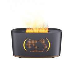 1pc 160ml USB Powered Flame Mini Aromatherapy Diffuser, Simple Ultrasonic Home Humidifier ,7-Color Lighting, Humidifier, Air Freshener, Fragrance Diffuser For Desktops, Offices, Yoga Studio,Hotelsand Bedrooms , Perfect Gift For Women, Christmas, Mother's Day