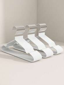 10/20 piezas Perchas de plástico versátiles sin recubrimiento con ranuras, ideales para organizar la ropa en dormitorios y hogares, perfectas para el secado de adultos, diseño ahorra espacio para una gestión eficiente del armario, esencial para la renovación estacional del armario, duraderas y ligeras para uso diario, mantenga su ropa ordenada y sin arrugas, perfectas para todo tipo de prendas, mejore la estética de su armario con estas perchas funcionales, imprescindibles para la organización de vuelta al colegio y las vacaciones.