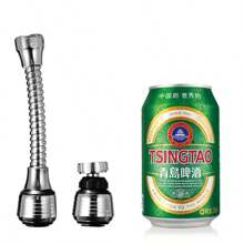 1 Set Combo de Grifos de Ducha Altos y Bajos ROOBZE, Grifo de Cocina de 2 Piezas con Cabezal Rociador Giratorio 360°, Grifo de Cocina