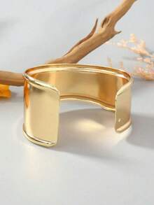 Women's Bracelet, Modern, Minimalist, Unique, Luxurious, Perfect For Composing Looks, Accessories, Minimalist, Casual, Elegant, Valentine's Day, Gift, Wife, Stylish - 金色 - 查看 2