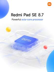 Redmi Pad SE 8.7 Inches Wifi Smartpad Global Version 6GB+128GB MediaTek Helio G85 Processor Xiaomi HyperOS Operating System 1340*800 Resolution 6650mAh (Typ) Battery 18W Fast Charging