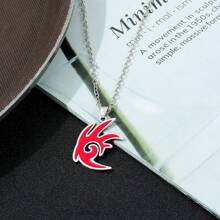 bandai 1pc Cartoon Film Sonics Anime Figure Shadows Necklace Pendants Metal Chains Jewelry Accessories Fashion Women Gifts