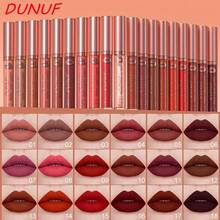 DUNUF Lip Gloss Lip Oil Set 2 Pieces Set Not Easy To Stick Cup Matte Lip Gloss Set Waterproof Long-Lasting Non-Fading Moisturizing - Multicolor - View 4