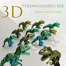 3D Printed Movable Tyrannosaurus Rex Statue, Colorful Collectible Decorative Figurine For Home, Office, Suitable For Various Room Decor