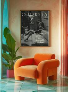 1pc Unframed, Old Money Aesthetic, Style Magazine Poster, 70s Retro Print, Holy Chic, Style Icon, Elegant Poster, Vogue Print, Stylish, Phrases