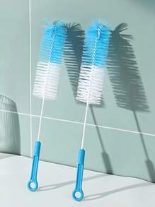 1pc Long Handled Cup Brush, Kitchen Glass Bottle Cleaning Brush, Milk Bottle And Teacup Washer, Manual Non Electric Cleaning Tool