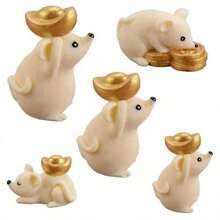 3D 老鼠硅胶模具翻糖蛋糕巧克力模具用于蜡烛制作 DIY 手工树脂模具用于石膏蜡模