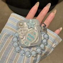 Cute 3D Blue Fish Shaped Protective Case For AirPods Pro/Pro 2nd Gen/1/2nd Gen Earphone - Blue - View 2