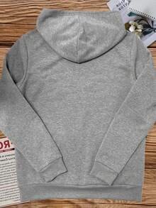 250g Heavyweight Hooded Sweatshirt For Women Plus Size - Funny Cooking Pattern Pullover With Chef Hat And Cutlery Print, Black With Red Letters, Coffee Cup And Kitchen Utensils Design, Machine Washable Winter Warmth, Suitable For Baking And Cooking Enthusiasts Casual Autumn Winter Sweater, Geometric Pattern Non-Stretch Fabric With Front Pocket, Loose Fit For Casual Outfits, Unisex Loose Oversized Sweatshirt, Girl Boyfriend Style Outfit, Casual Versatile Long Sleeve Jacket - 黑色 - 查看 9