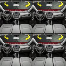 Gven Sunshade For Car Windshield With Tropical Palm Tree Design- UV Protection&Amp; Heat Blocking Sunshade For Cars Sedan SUV Truck| Keep Car Cool In Summer Beach Vacation Style (Sunset, S) - Sunset - View 6