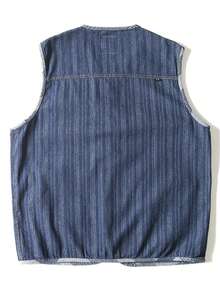 Men Vests - Sprany denim niebieski - Zobacz 2