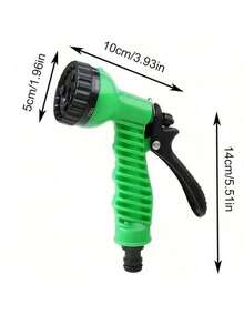Expandable Garden Hose WithMulti-Function Spray Gun -DurableFlexible PE Coiled Hose For WateringCar Washing.Lawn Care, And PetBathing -Includes Adjustable SprayNozzle.Al-Season Use.GardenWatering ToollFlexible HoseDesignSturdy Connectors - Multicolor - View 3