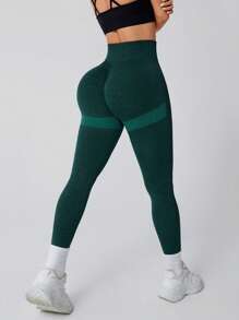 1 Stück Skinny Yoga Hose für Damen mit Batik Muster, geeignet für Outdoor-Workout
