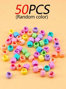 100/50/10 Stück (zufällige Farbe) neue farbenfrohe perlenbesetzte Haarclips, süße Mini-Klemmen, tägliche Haarstyling-Clips, Pony & Seitenhaar-Clips, Haarzubehör, flache Krallenklemmen, Clips für Haare, Haarspangen, Haarschlaufen