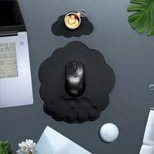 2pcs Cloud Shaped Wrist Rest Mouse Pad - Ergonomic Desk Computer Office Gaming Home Mouse Wrist Pillow, PU Foam Soft Support To Relieve Pain, Suitable For Home Office Computer