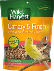 Wild Harvest Advanced Nutrition Diet Canary &Amp; Finch, Naturally Delicious Seed Mix With Vitamin A, 2 Pounds - 2 Pounds (Pack Of 1) - View 1