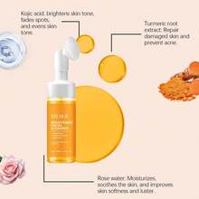 EELHOE Turmeric Brightening Facial SkincareCleanser, Comfort Deep Cleansing , Oily Skin,Gir Shower Products Facial CleansersFacial Cleansing Facial Wash - 橘色 - 查看 8
