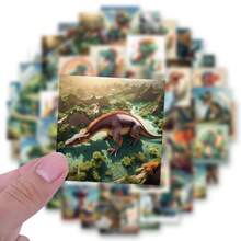 61 件恐龙原创贴纸乙烯基美学贴纸剪贴簿、日记、保险杠、滑板、水瓶、卡通、安全帽、汽车贴纸和贴花 - 彩色 - 查看 4