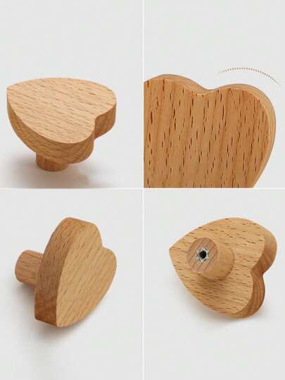 2 قطعة مقابض خزائن خشبية بأشكال نجمة وقلب وسحابة مناسبة لأدراج غرف الأطفال والأدراج والأبواب وخزائن المطبخ والغرف والأثاث المنزلي