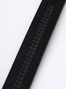 1 Piece Men's Stylish Belt With Automatic Buckle And Letter B Design, High Quality, Perfect For Casual Wear And Jeans - Gold - View 5