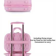 Sanrio Sanrio A Multifunctional Suitcase Designed For Both Genders, Ideal For Holding Cosmetics. The Surface Resists Oil, Featuring A 14-Inch Sanrio Hello Kitty Design, Making It An Excellent Choice For A Makeup Travel Case And Travel Accessories, As Well As A Wonderful Birthday Present. Bag For School School Accessories School Stuff