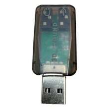 Adaptador Tarjeta De Sonido USB Con Salida Y Entreada De Audio Plug 3.5mm 5.1 3D - Gris - Ver 3